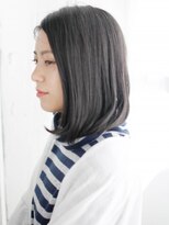 ヘアメイク ナル(hair make nalu)&nbsp;クールなストレートボブスタイル