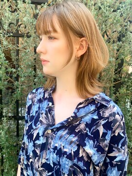 マリアバイアフロート(Maria by AFLOAT) 【山田】グラデーションバレイヤージュ小顔くびれウルフ