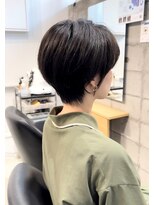 モールヘア 武庫之荘店(MOOL hair) 大人ショートヘアイルミナカラーグレーベージュ/ショート