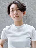 【morio池袋】綺麗でかっこいい黒髪ショート♪