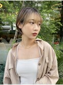 マッシュ 丸みショート インナーカラー 可愛い