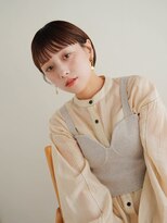 ムク 甲府(muku.)&nbsp;前髪/ココアベージュ/小顔に見せるヘア/オリーブグレー[甲府駅]