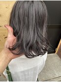 NOBU 久留米 ブリーチ無しカラー くすみブラウン