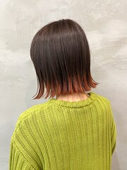 裾カラー × オレンジ　(1bleach) OIKAWA