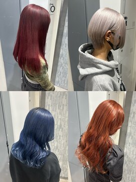 グラッジ 池袋(GLADGE) ブリーチカラー ケアブリーチ ダブルカラー 初カラー