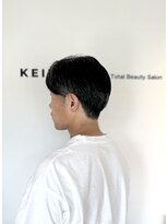 ケイカヘア(KEIKA Hair)&nbsp;センターパートの旬顔刈り上げスタイル