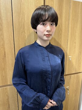 イオエ(ioe) 黒髪/ボブルフ/ネビージュ/小顔/ワンレン/髪質改善/グレージュ