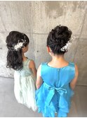 お子様ヘアセット
