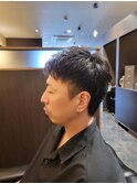 定番ツーブロックショート