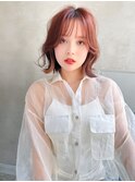 Aimee 町田　クビレボブ×ピンクブラウン