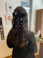 エクリ 麻布十番(equri)&nbsp;ハーフアップアレンジ