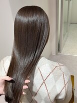 アントワープトーキョー(antwerp TOKYO)&nbsp;30代40代赤みのないオリーブベージュ髪質改善酸性ストレート