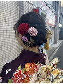 ヘアセット/ヘアアレンジ/成人式/和装/結婚式/2次会/浴衣