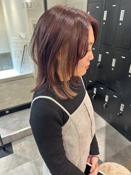 アイリー 名古屋(A/LEE) レイヤーカット/インナーカラー/ウルフカット