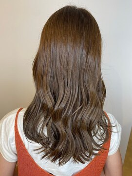 ジーナ 船橋(Zina) 髪質改善＊ロングレイヤーグレーベージュ＊美髪【Zina船橋】