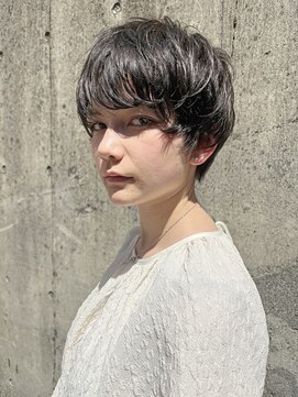 ルク(RUKU) 大人ショート/ショートボブ/マロンベージュ/フェザーショート