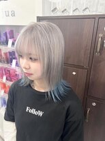 ルシティ(Le City)&nbsp;Silver Blue Melt 【ダブルカラー/ブリーチ/髪質改善】