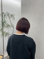 クム 横浜(qumu) 【qumu】ミニボブ×暖色