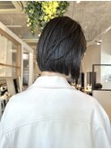 【東大阪布施】梅雨にまとまるストレートボブ