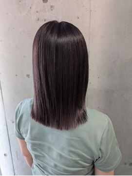 ラニヘアサロン(lani hair salon) 美髪縮毛矯正/髪質改善トリートメント/グレージュ/ラベンダー