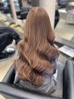 ペレ 栄 アネックス(PELE栄ANNEX)&nbsp;韓国 くびれロング レイヤー ワンホンヘア 小顔前髪