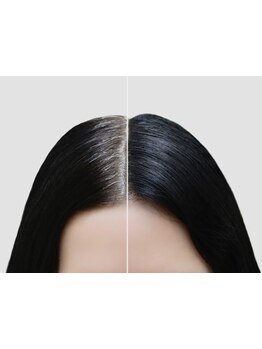 一人ひとりの髪質や白髪の出方を丁寧に見極め、“品よく美しく見える白髪染め”をご提案♪