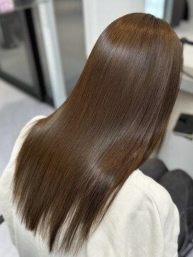 ヴィヴィー 福岡天神店(VIVIE) ワンカラーで出来る透明感カラー×縮毛矯正★