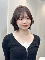 ロンドリゼル 札幌(Lond RiseL)&nbsp;◯ オリーブグレー/韓国/レイヤーカット/髪質改善/縮毛矯正/札幌