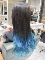 デイズ(days)&nbsp;毛先で遊ぶエンドカラーデザインカラー/ブルーカラー