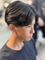 シーフ 千葉(Cyf)&nbsp;MEN’S HAIR/千葉駅/センターパート/曲がる縮毛矯正/齊藤大樹