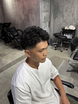 サイファー 心斎橋(CIPHER.) オールバックパーマ