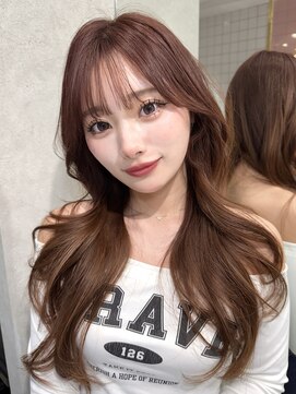 ルームバイシー 新宿(Loom. by Sea) 〇ココアベージュ×クラゲヘア[黒髪/レイヤーカット]