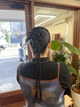 ヘアセット、結婚式、二次会セット