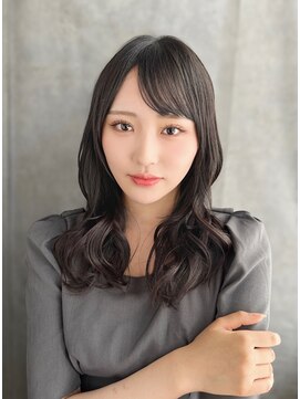 《30代～大人透明感》白髪ぼかしハイライト＋艶カラー