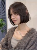 Cote 美髪/オリーブベージュ/セミディ/カットレイヤーボブ