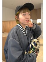 ラビリンス(Labyrinth) roots color /mini bob