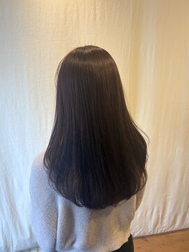 ココカラヘアー ニコ(cococara hair nico) レイヤーカット/カシスブラウン