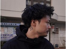 HARBOR メンズ/メンズサロン/メンズパーマ【ハーバー】【4/1NEW OPEN(予定)】の雰囲気(#スパイキーショート×ニュアンスパーマ【眉毛/メンズパーマ」)