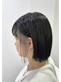 シアー(sheer)&nbsp;ボブカットイヤリングカラー
