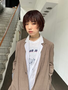 トリッカ シブヤ(TRICCA SHIBUYA) ショートボブ/レイヤーカット/ブラウンカラー/トリートメント