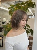 ボブ/縮毛矯正/韓国風タッセルボブ/レイヤーボブ/くびれボブ/