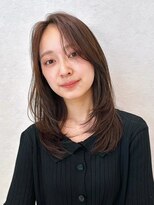 シンス 銀座(since) ミディアムレイヤー/顔周りレイヤー/小顔ヘア/似合わせカット