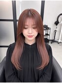 モーブブラウン×顔まわりカット