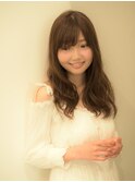 モーブカラーで大人可愛いラフロング♪ 【心斎橋】