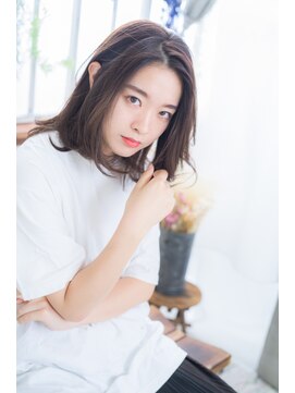 ネオリーブノース 中板橋店(Neolive north) 毛先が遊ぶナチュラルニュアンスワンレングス