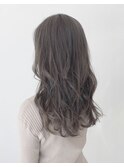 ロングレイヤー×アッシュベージュ_TREAT浦安