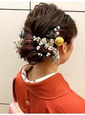 【着物ヘアセット】結婚式/成人式/卒業式の袴にもオススメ！