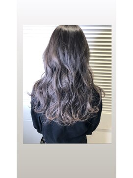 エイトセカンド 新宿三丁目店(EIGHT second) EIGHT second 新宿三丁目店透け感ダークラベンダーベージュ