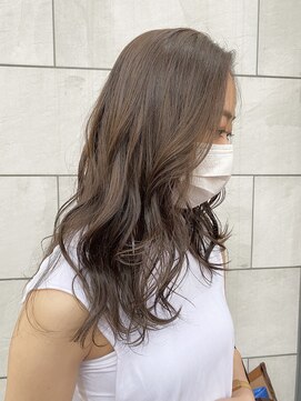 レンク(LENC) ブリーチなし×グレージュカラー×アリサ