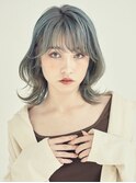 ボブ/カーキグレージュ/マッシュショート/大人かわいい[新宿駅]